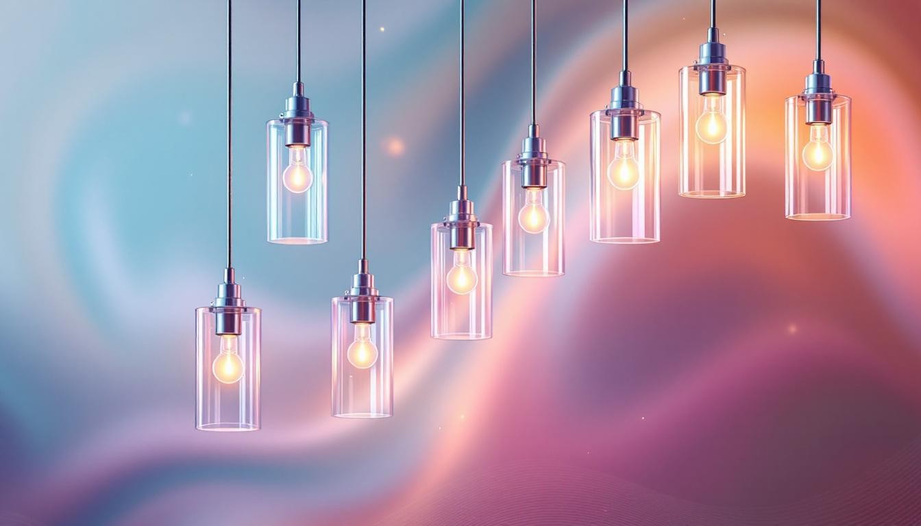 Transparent Cylinder Pendant Lighting: Crisp Clarity and Modern Style