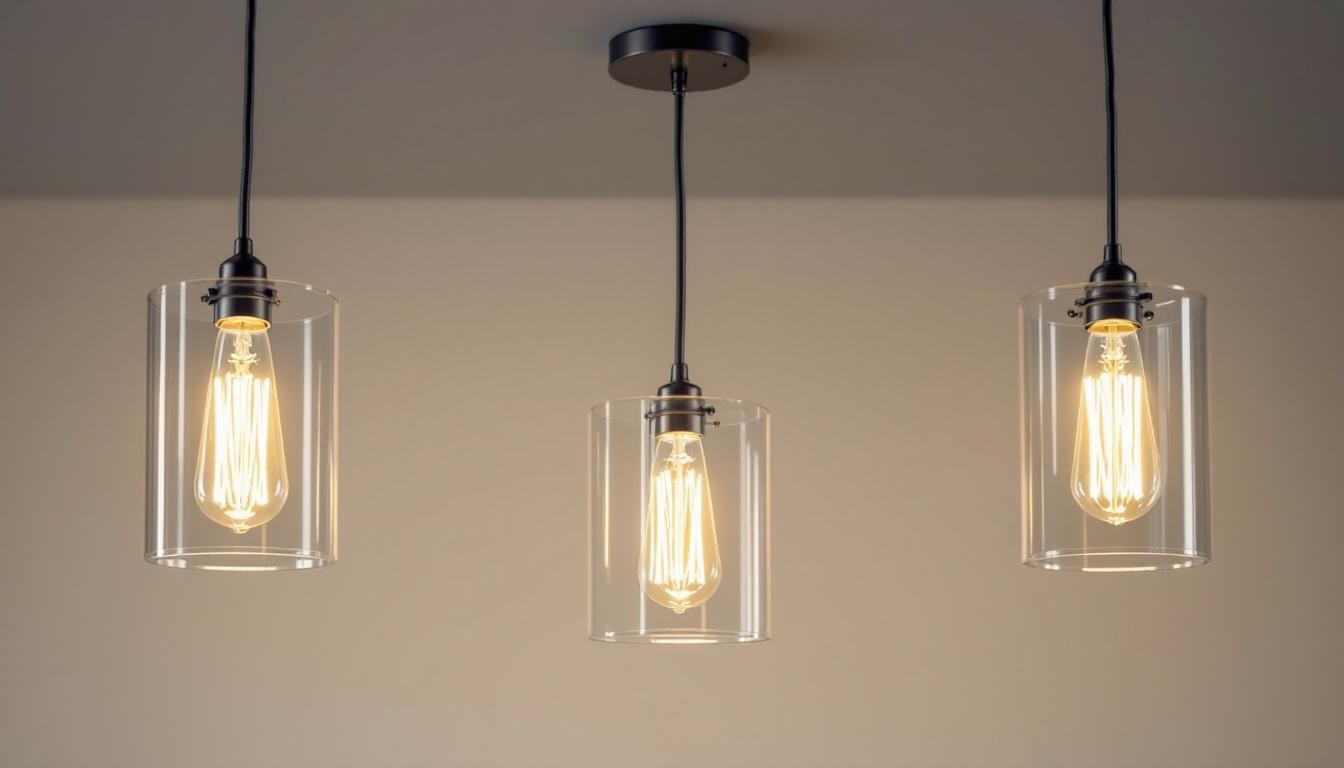 Transparent Cylinder Pendant Lights: Seeing the Light in Style