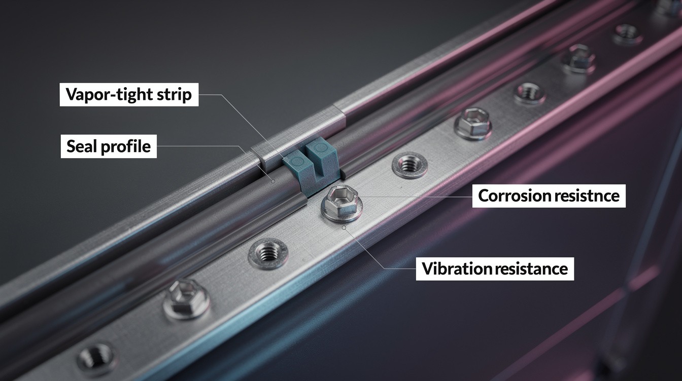 Vapor Tight Strips Durability: Built to Withstand Corrosion and Vibration