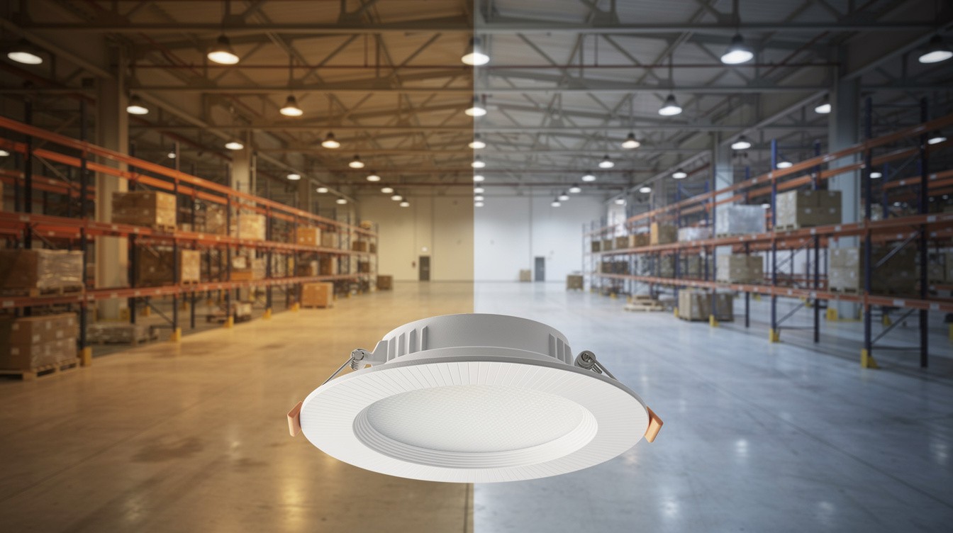 What Color Temperature Works Best for Wafer Downlights in Warehouses