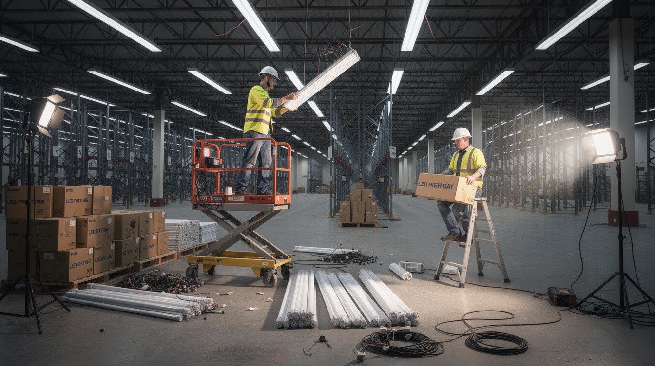 Warehouse Lighting Retrofit: Upgrading Old Fixtures with Modern LEDs