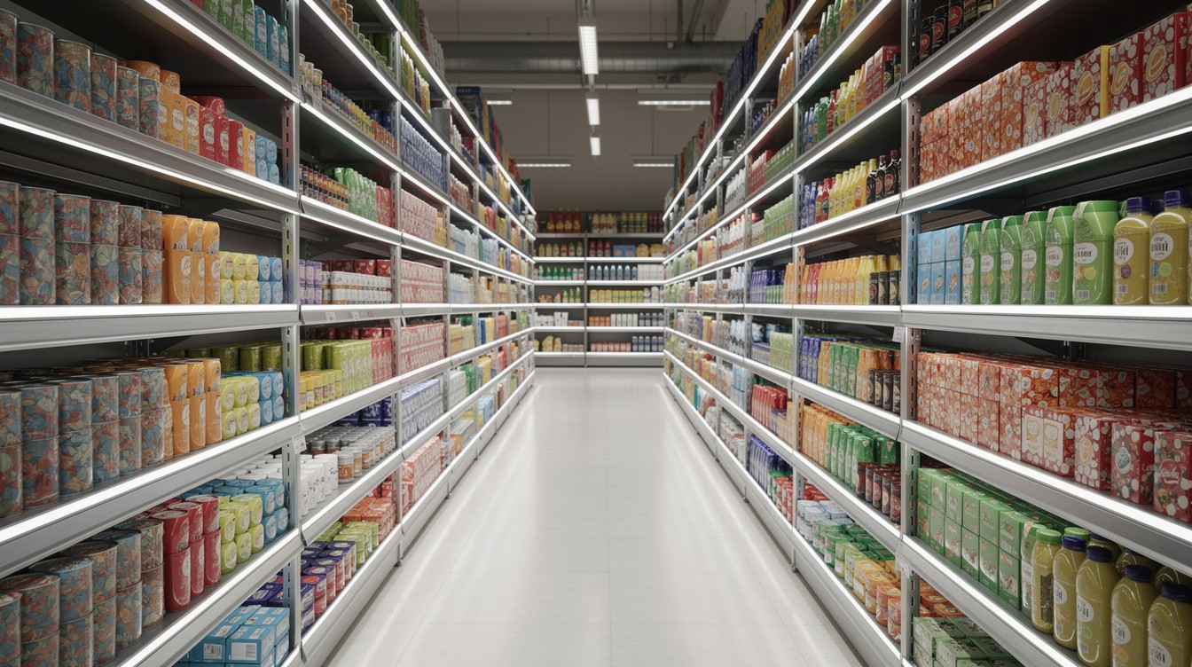 Wrap Lighting For Shelves: Bright, Even Illumination in Aisles