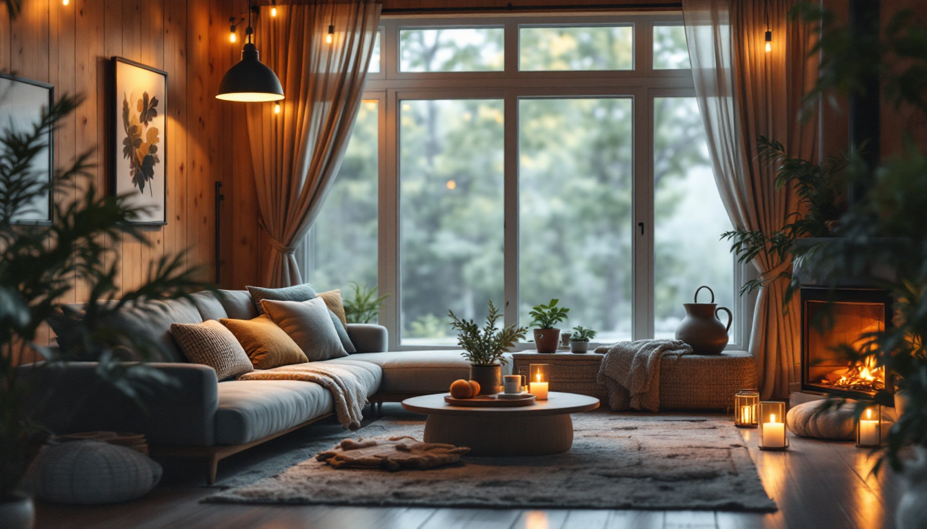 A photograph of a cozy