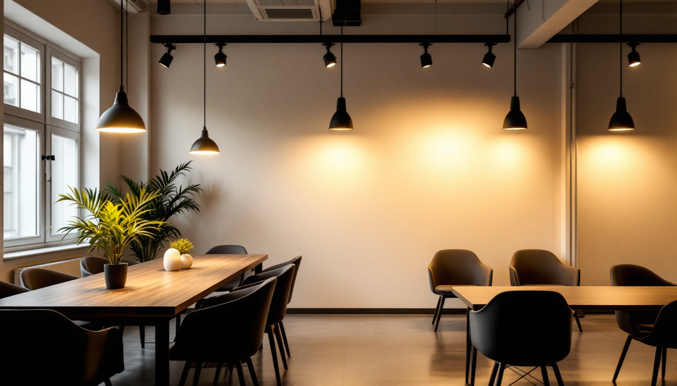 A photograph of a well-designed lighting plan in action