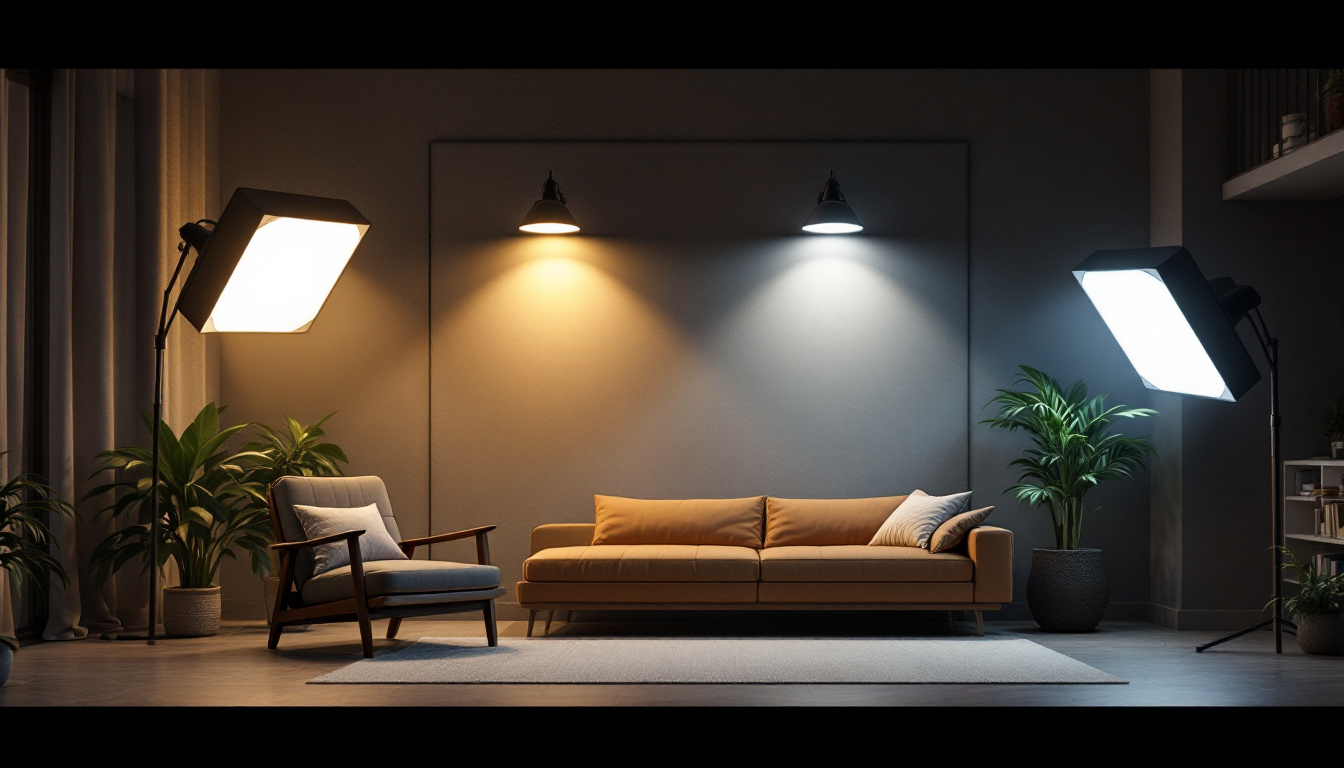 A photograph of a well-lit indoor space showcasing various canister light covers in use