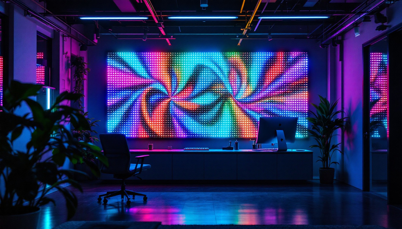 A photograph of a vibrant