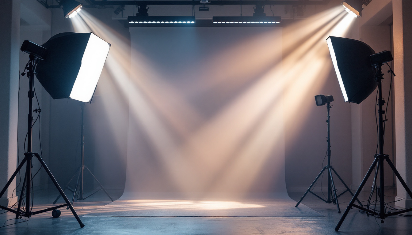 A photograph of a modern lighting setup featuring innovative ballast technology