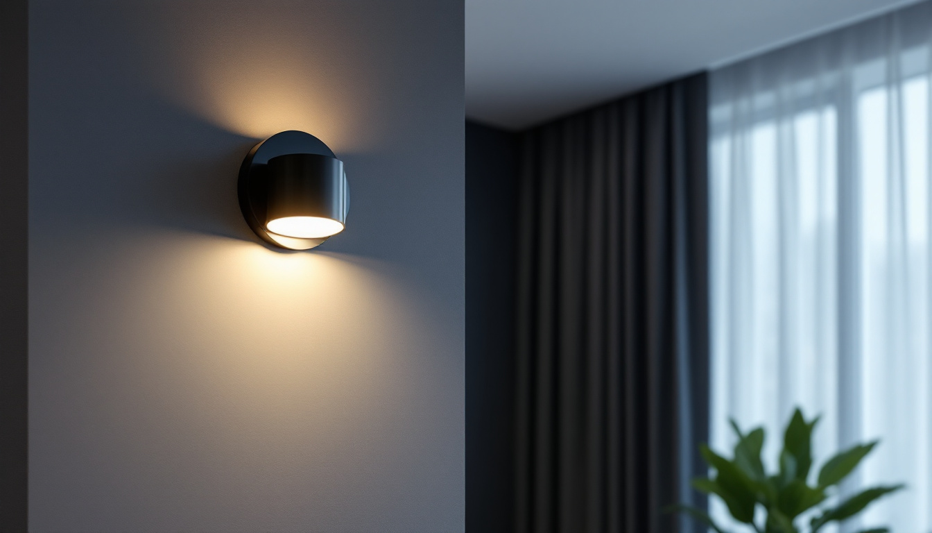 A photograph of a stylishly designed canister light trim ring illuminated in a modern interior setting