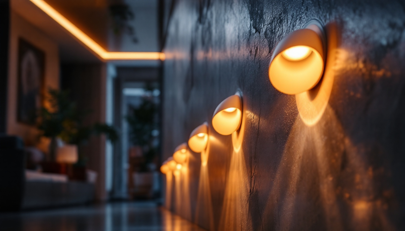 A photograph of a beautifully designed room featuring 6-inch recessed lighting fixtures that highlight the space's ambiance