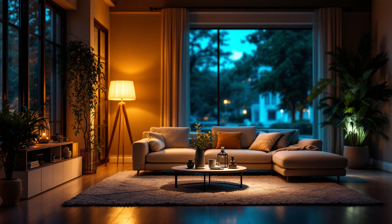 A photograph of a beautifully illuminated space showcasing mr16 led lights in action