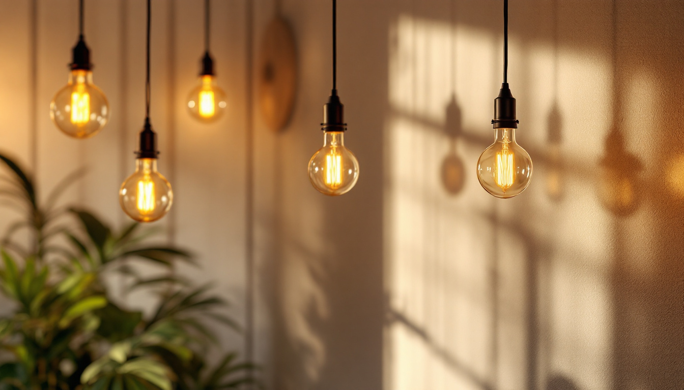 A photograph of a beautifully styled interior space featuring hanging chain lights