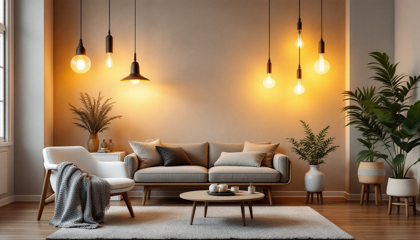 A photograph of a beautifully styled interior space featuring an array of light fixture components