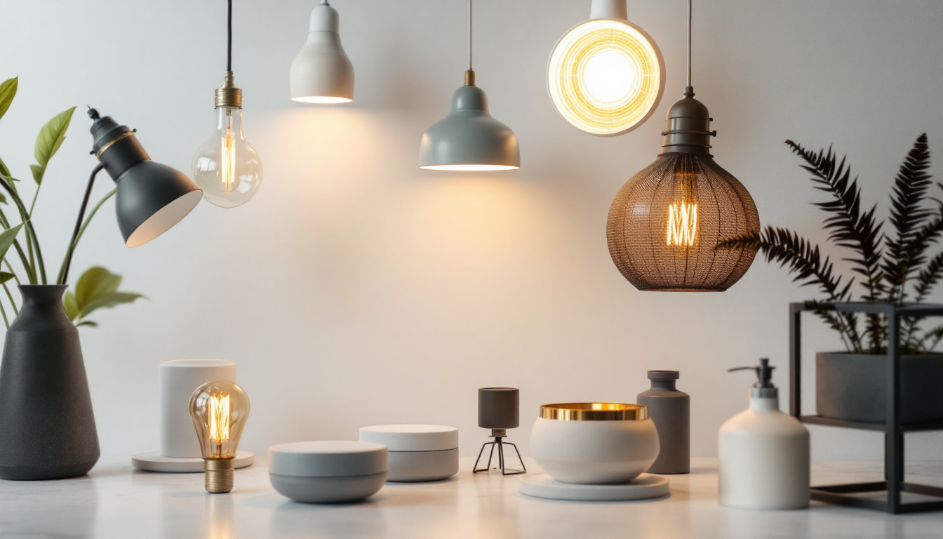 A photograph of a beautifully designed room featuring various styles of canned light covers