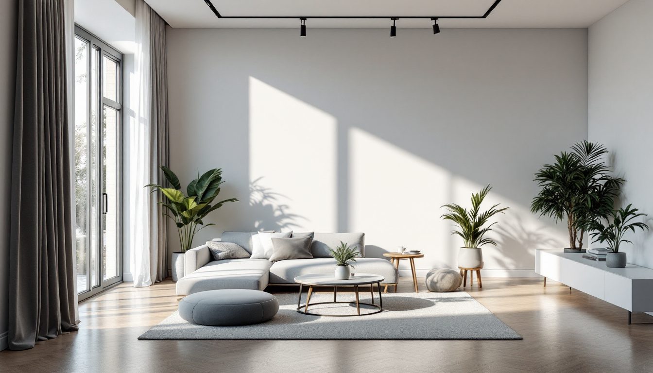 A photograph of a beautifully designed interior space that showcases the effective use of light and scale