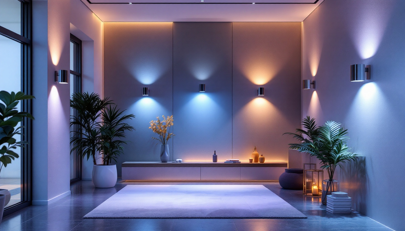 A photograph of a beautifully designed room showcasing various wall light fixtures in use