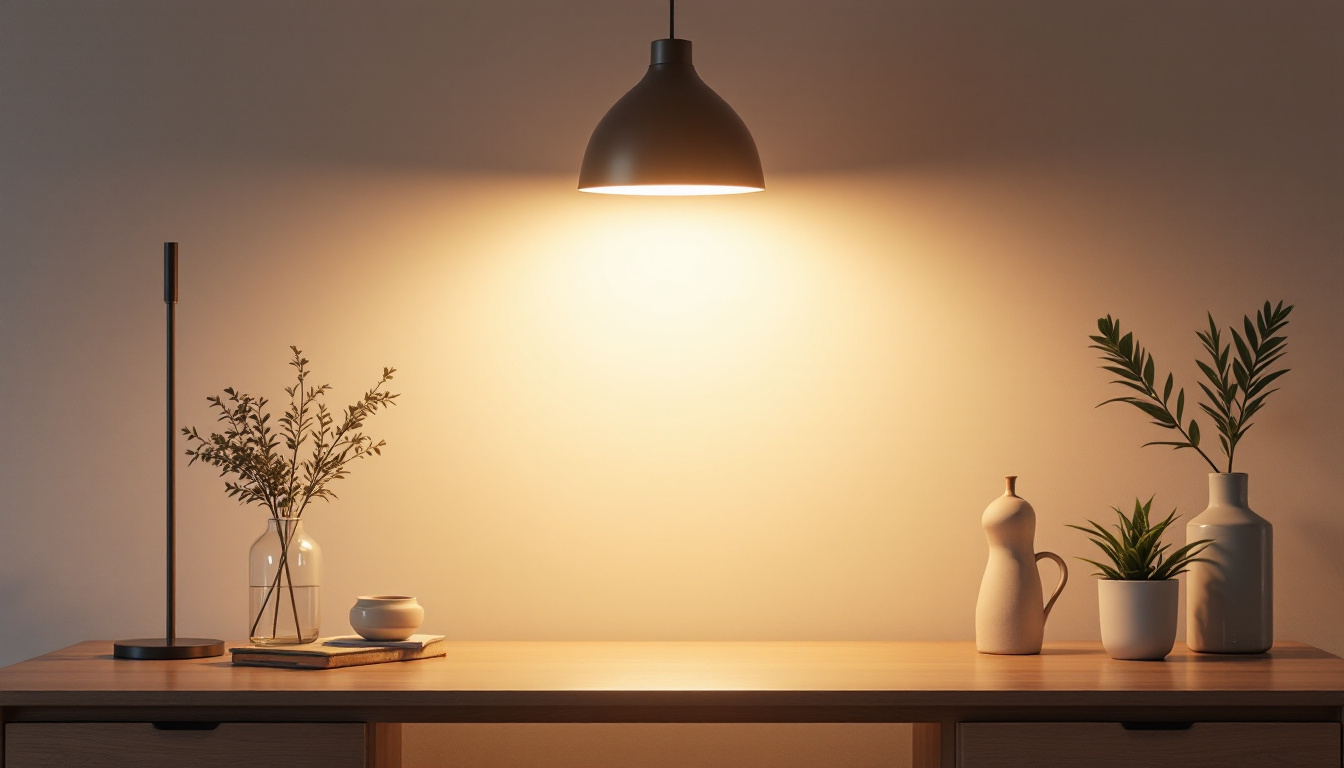 A photograph of a beautifully lit space showcasing the soft