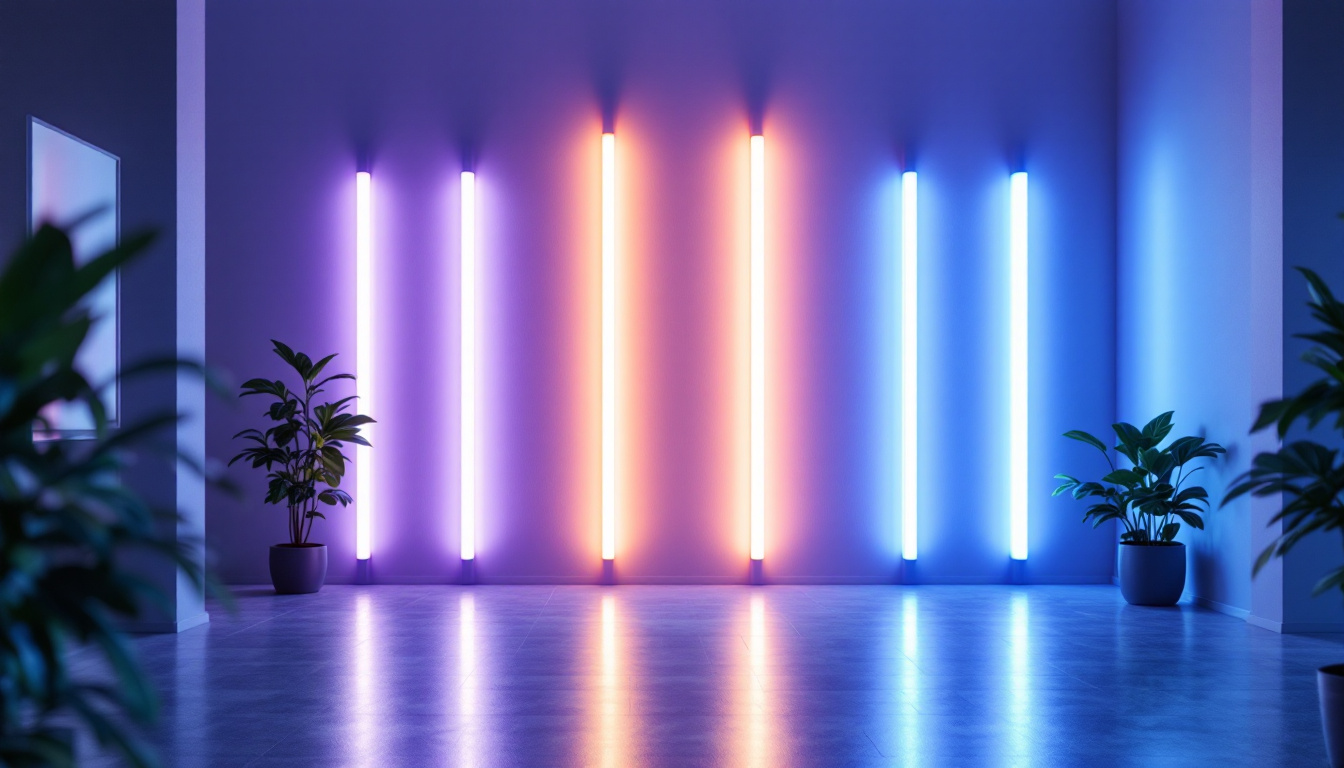A photograph of a well-lit indoor space showcasing a variety of highest-rated 8' led tubes installed