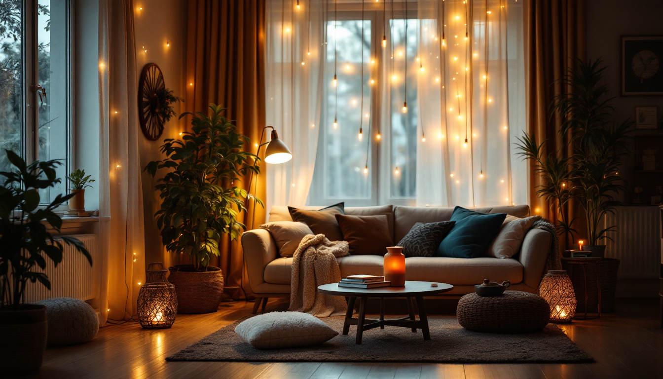 A photograph of a cozy