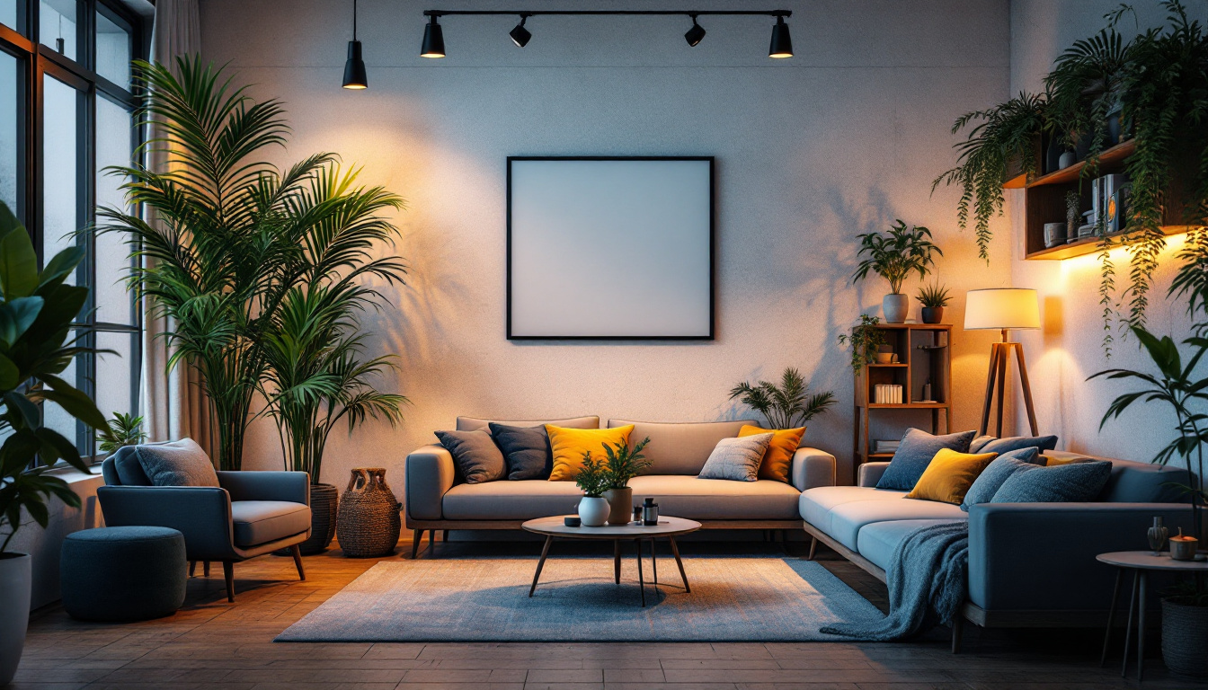 A photograph of a well-lit indoor scene showcasing the effective use of 1200k lighting