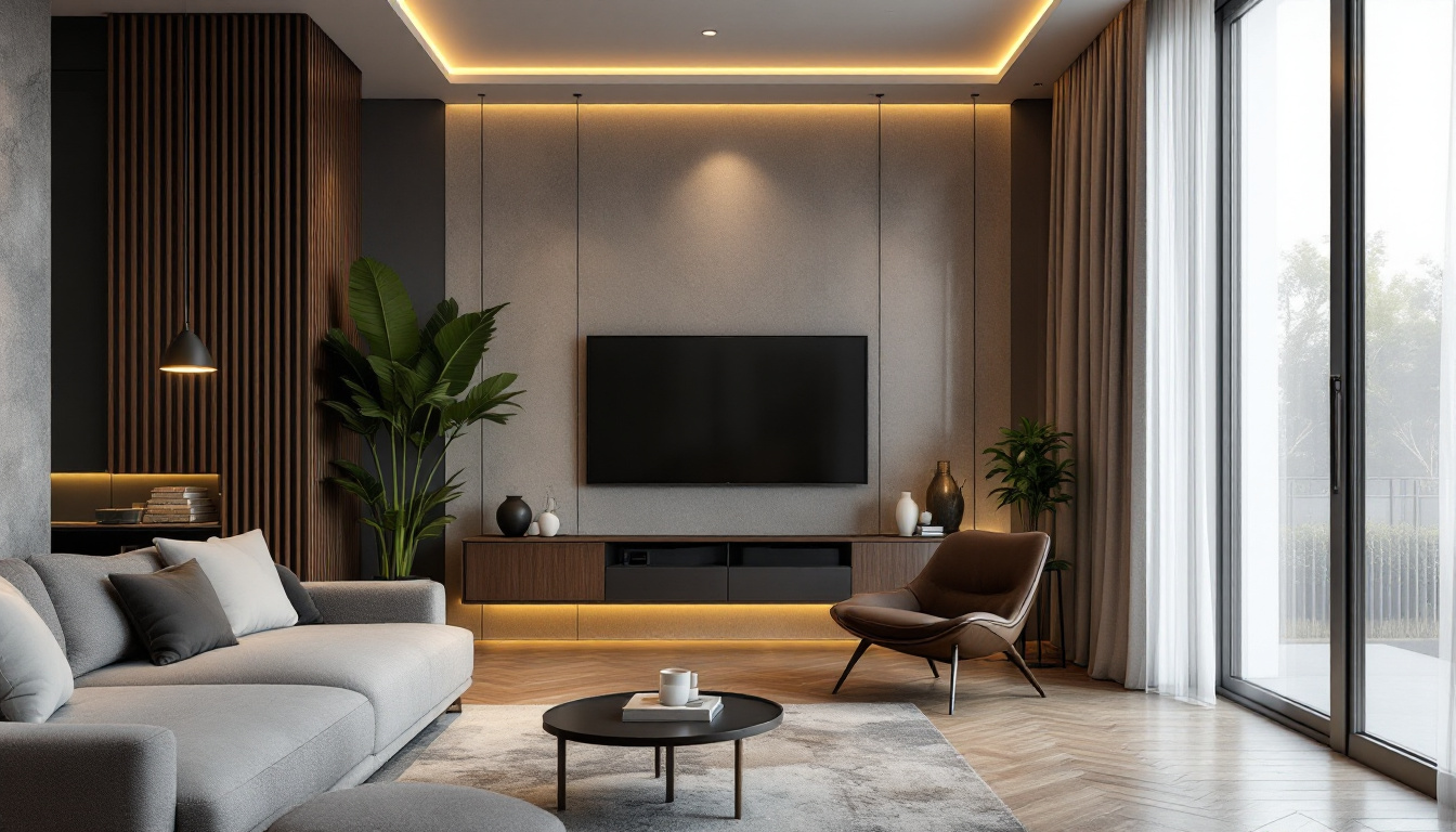 A photograph of a beautifully designed interior space featuring top-rated recessed lighting