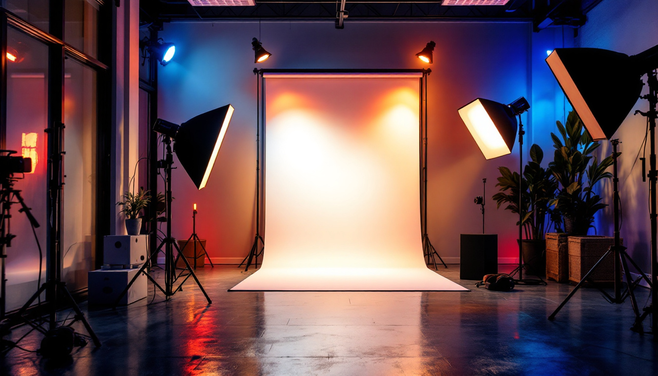 A photograph of a well-designed lighting setup that showcases various led fixtures in use