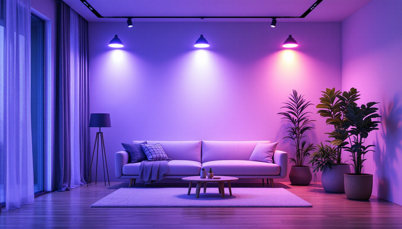 A photograph of a modern residential and commercial space showcasing the effective use of led work lights