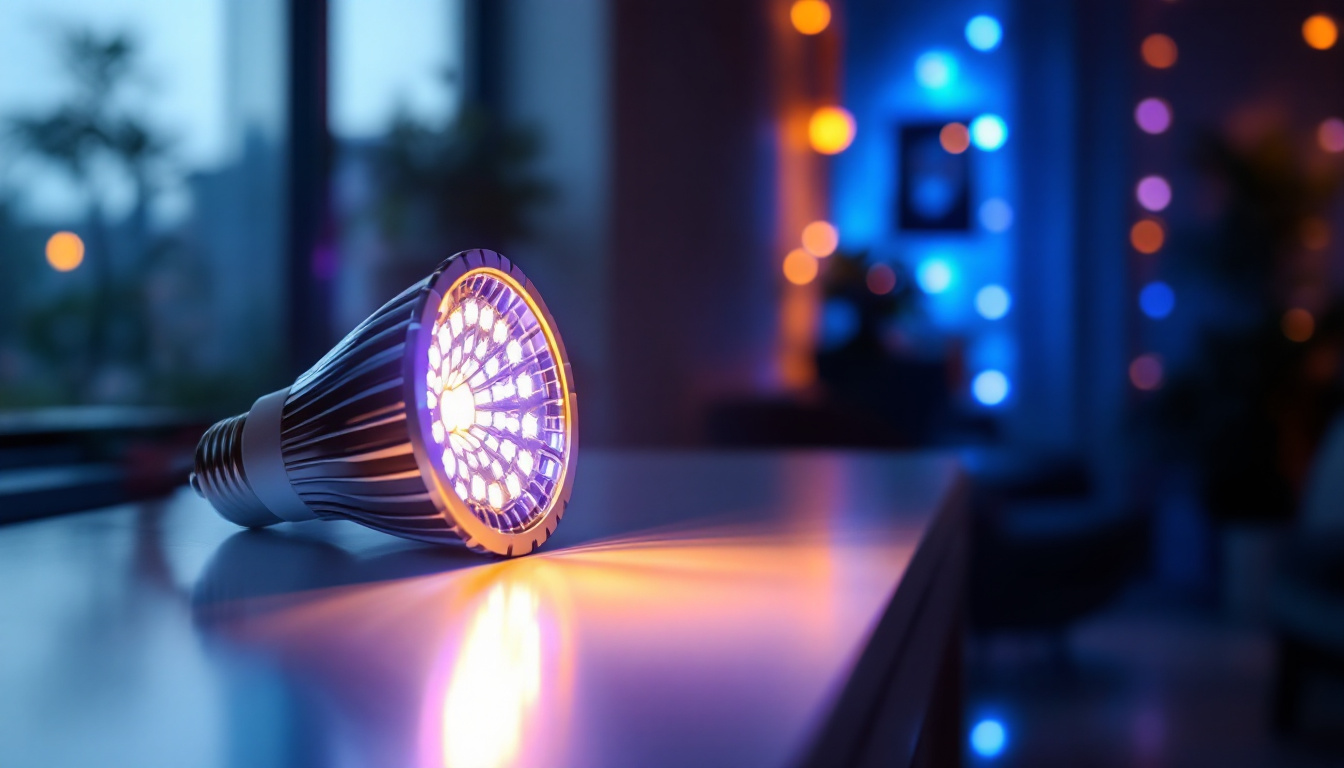 A photograph of a stylish interior space illuminated by mr16 led lamps