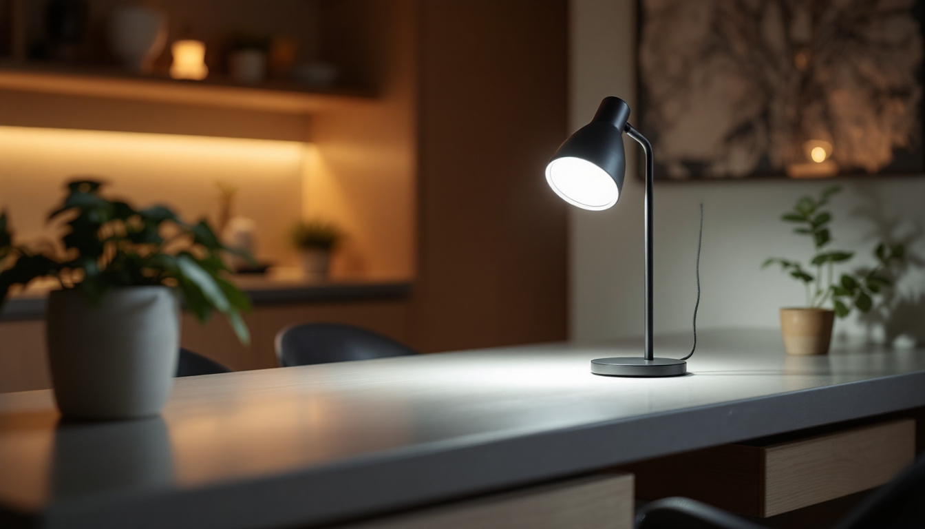 A photograph of capture a photograph of the access lighting cobra 4 light in a stylish interior setting