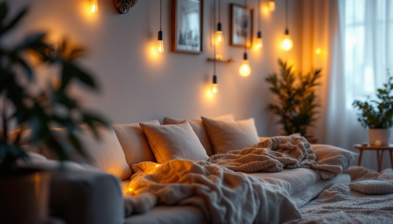 A photograph of a cozy