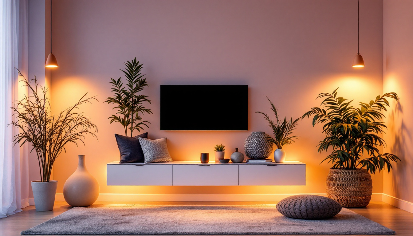 A photograph of a beautifully lit room featuring 6-inch led can lights