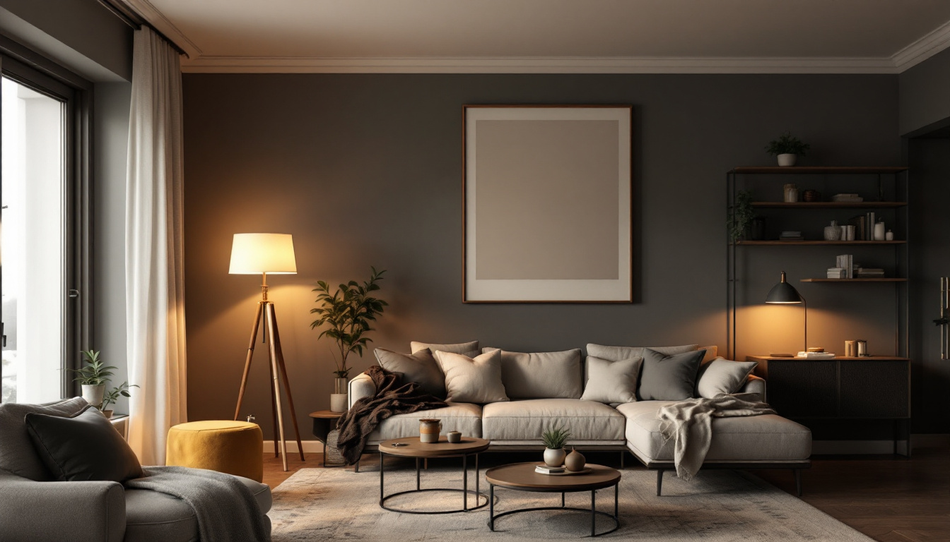 A photograph of a stylish and affordable lighting fixture in a well-decorated living space