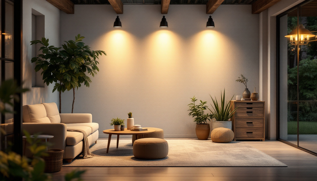 A photograph of a well-lit indoor or outdoor space showcasing low-cost