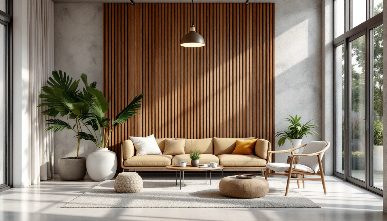 A photograph of a beautifully designed interior space that creatively incorporates ballast as both a functional element and a decorative feature