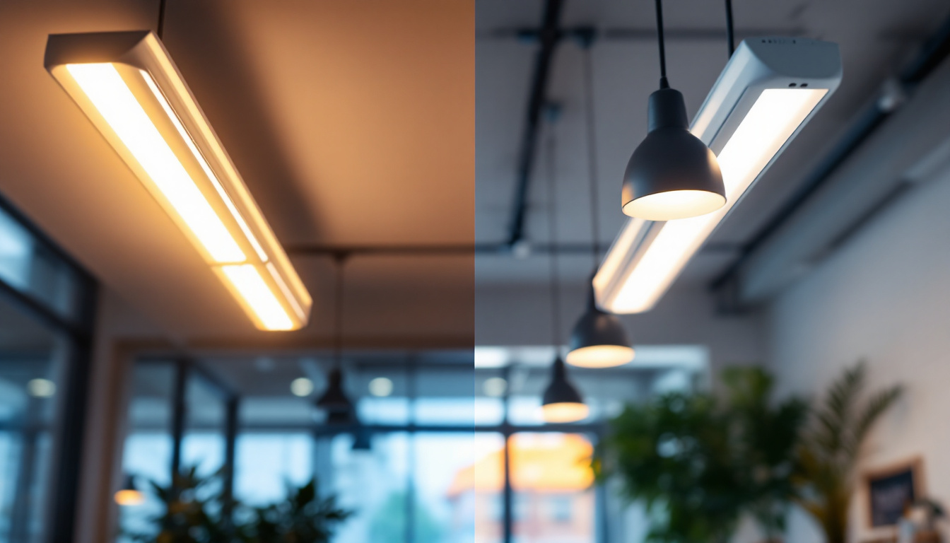 A photograph of a brightly lit