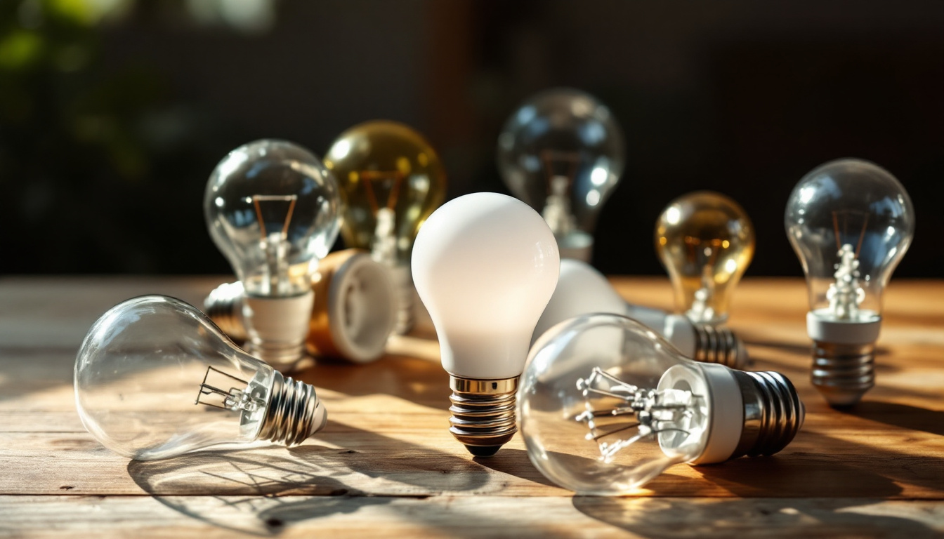 A photograph of a variety of light bulb sockets