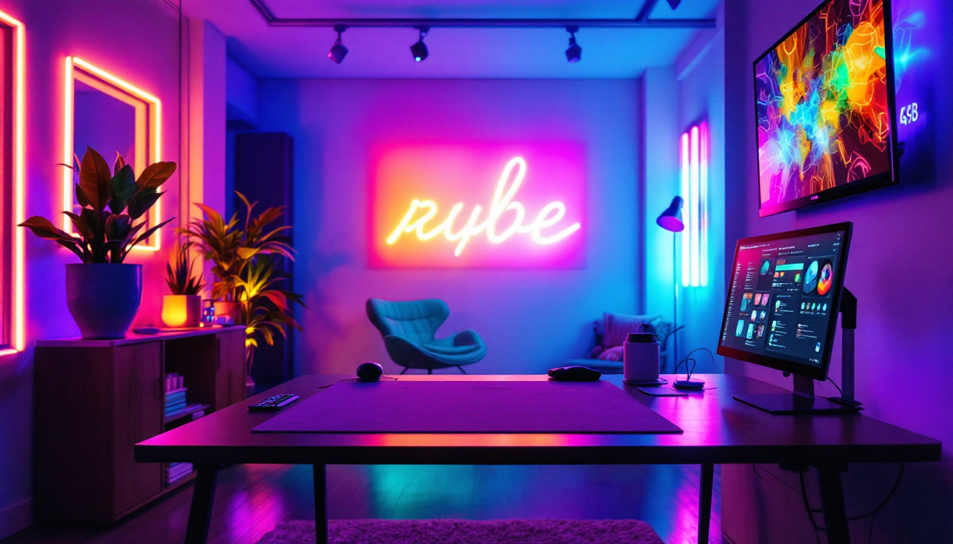 A photograph of a vibrant
