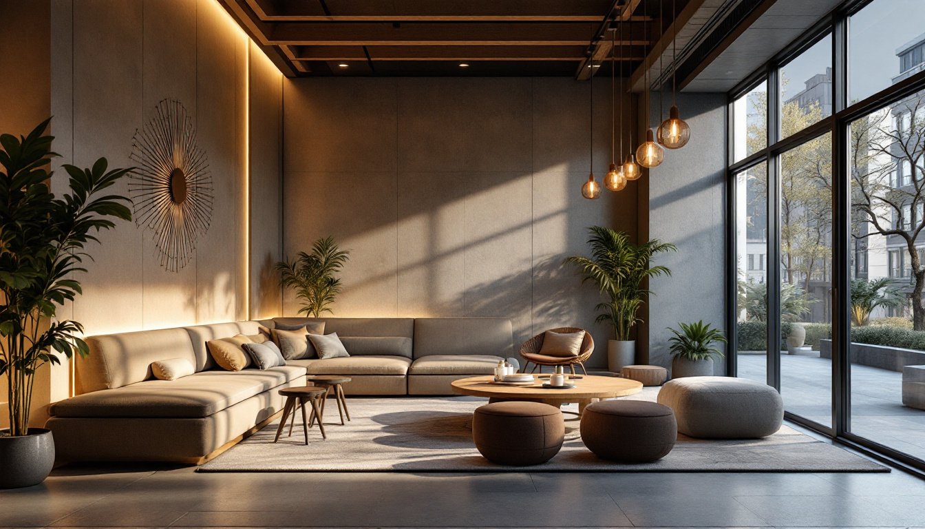 A photograph of a beautifully designed interior space that showcases innovative lighting solutions