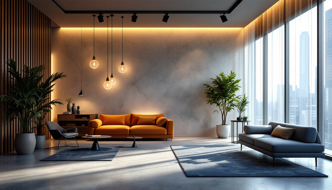 A photograph of a beautifully designed interior space that showcases innovative lighting solutions