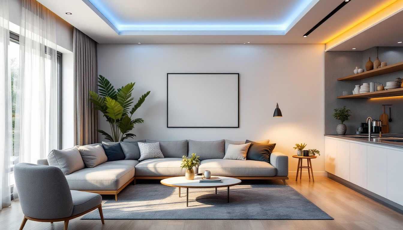 A photograph of a beautifully lit interior space showcasing innovative led light coverings