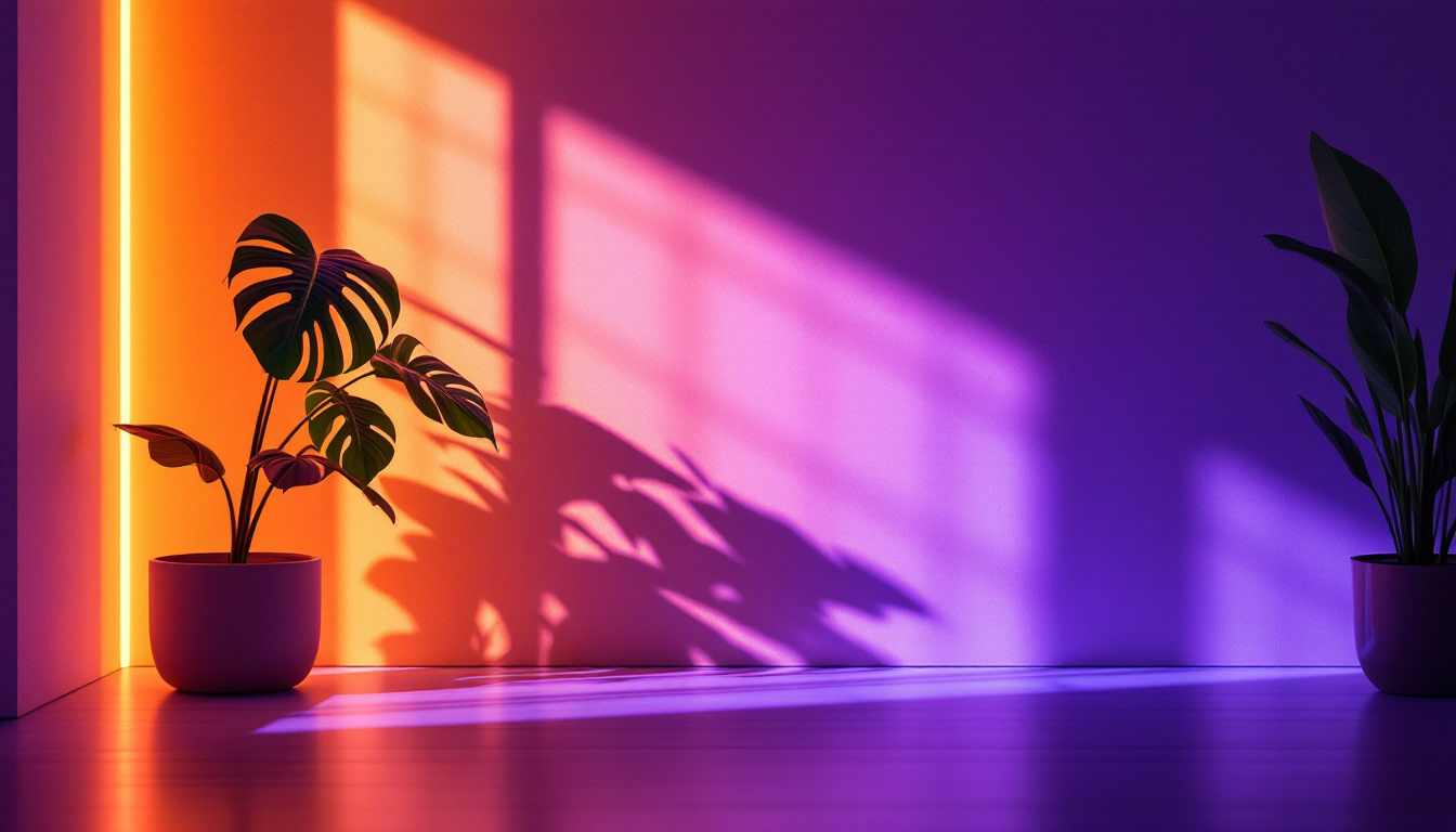 A photograph of a well-lit scene showcasing the subtle effects of edgelit illumination
