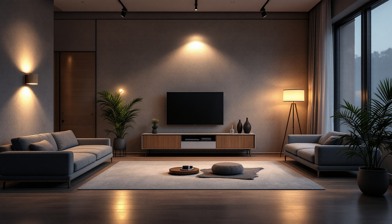 A photograph of a modern interior space showcasing various applications of hid lights