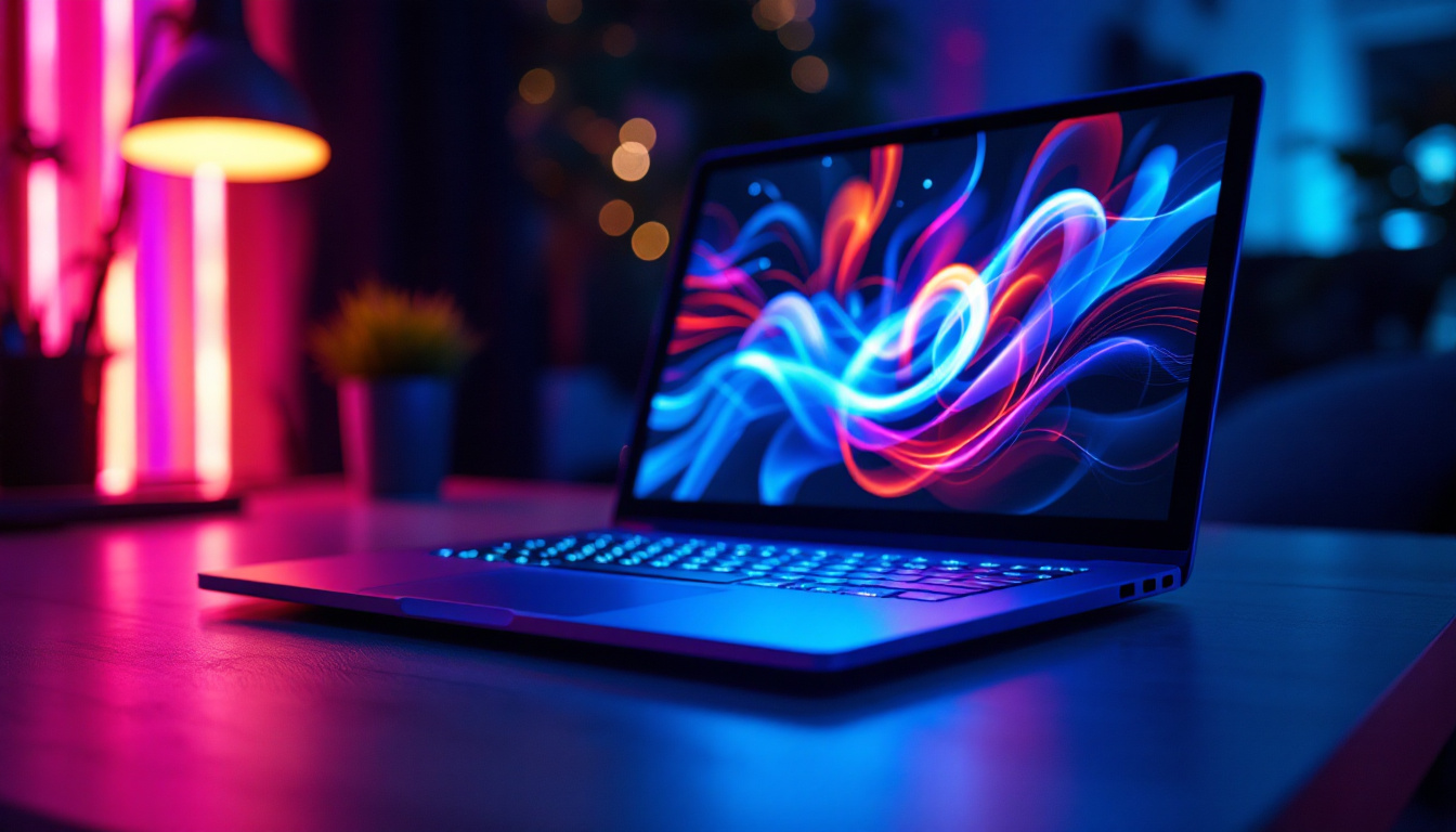 A photograph of a sleek