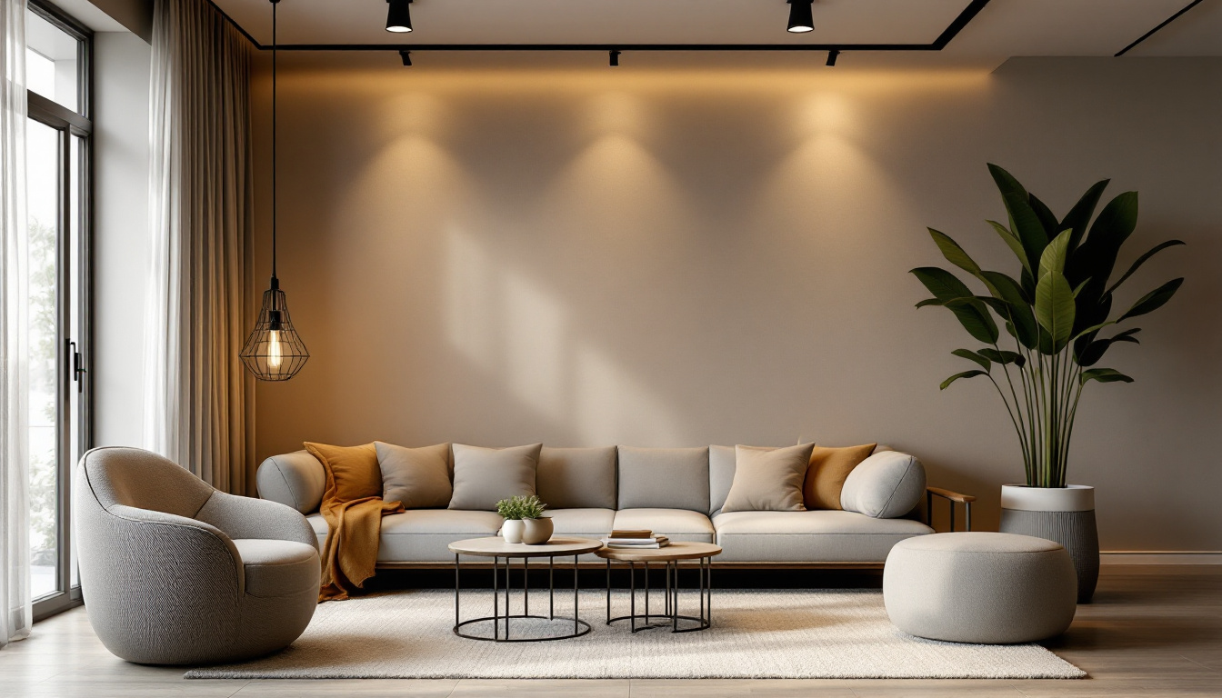 A photograph of a stylish interior space featuring millennium lighting fixtures that showcase their unique design and functionality