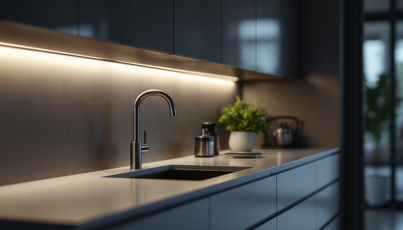 A photograph of a sleek