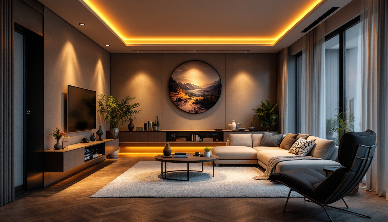 A photograph of a beautifully designed room showcasing various creative applications of recessed lighting
