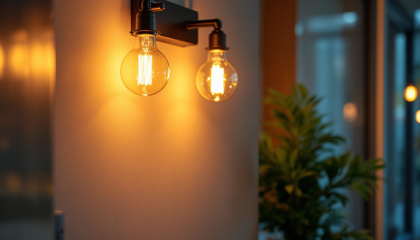 A photograph of a beautifully lit interior space showcasing halogen lights