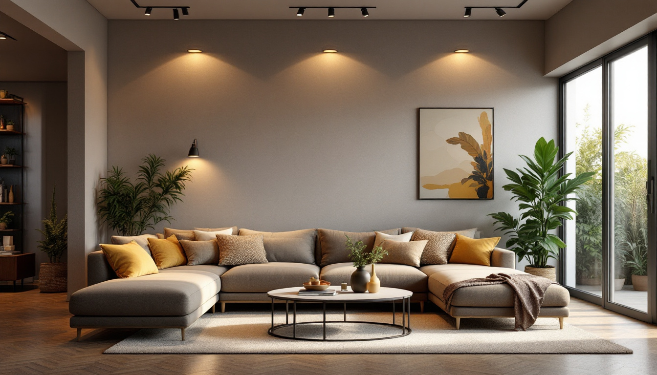 A photograph of a beautifully styled living space featuring a selection of the top ceiling lights