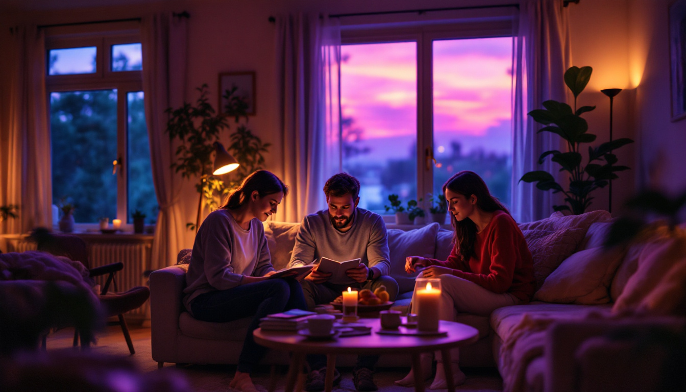 A photograph of a cozy