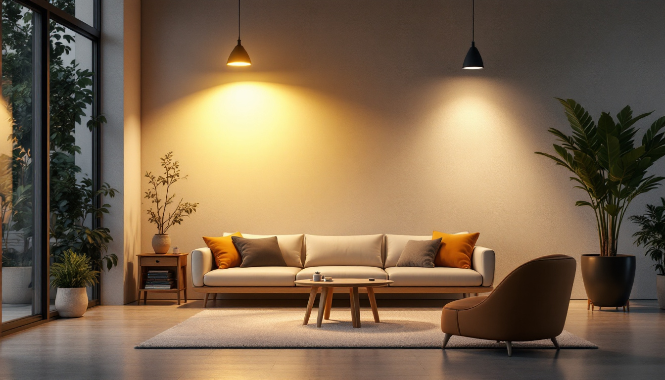 A photograph of a modern lighting design setup that prominently features do entry light sensors