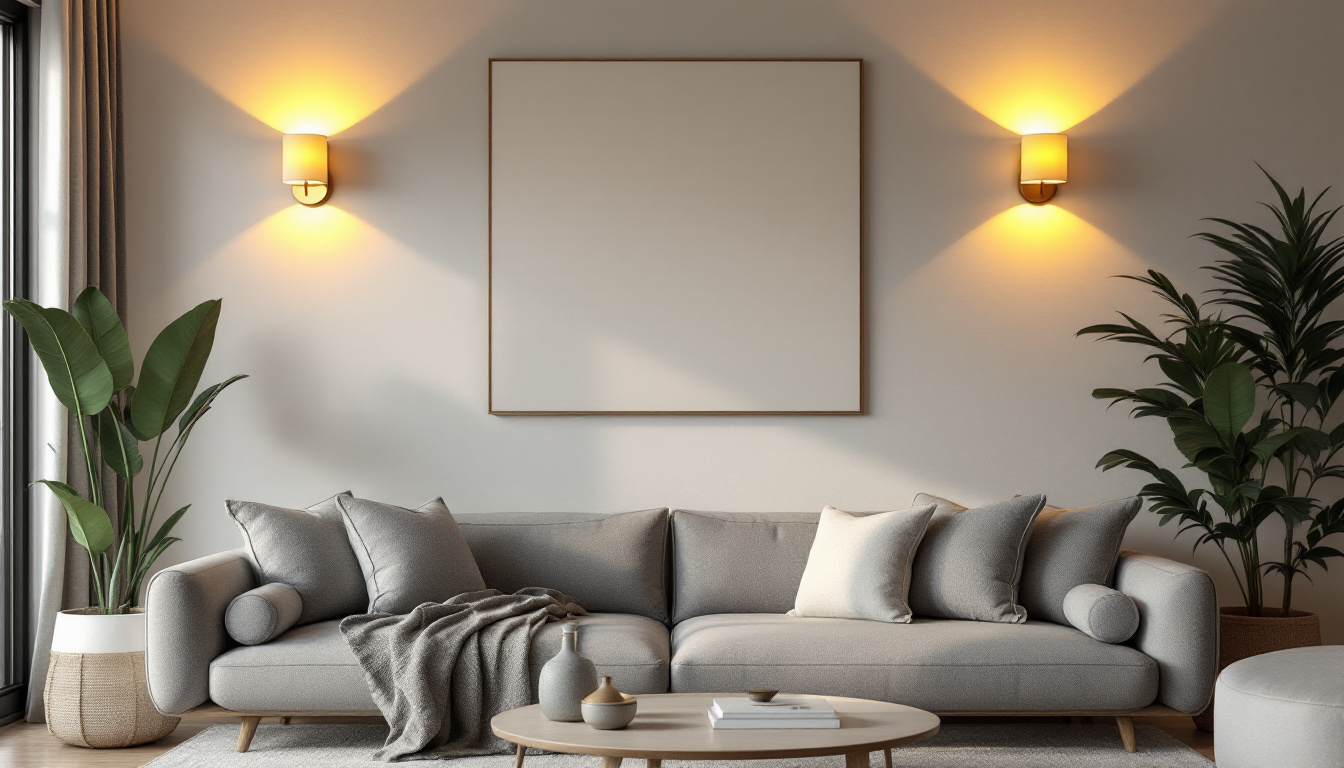 A photograph of a beautifully styled living space featuring a variety of wall sconces that complement the decor